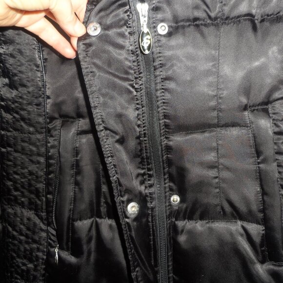 Esprit woman black coat with hoodie - Size M - Picture 7 of 16